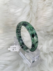 Grade A Natural Jade Bangle with certificate #36337