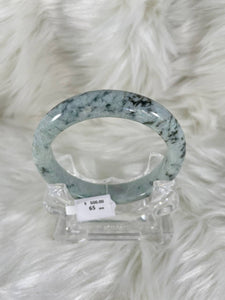 Grade A Natural Jade Bangle with certificate #36787