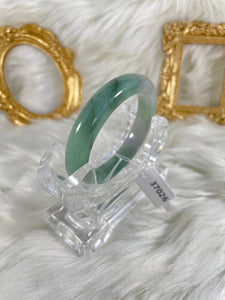 Grade A Natural Jade Bangle with certificate #37026