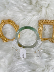 Grade A Natural Jade Bangle with certificate #37028