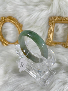 Grade A Natural Jade Bangle with certificate #37028