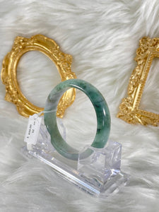 Grade A Natural Jade Bangle with certificate #37039