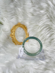 Grade A Natural Jade Bangle with certificate #37133