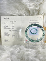 Load image into Gallery viewer, Grade A Natural Jade Bangle with certificate #37143
