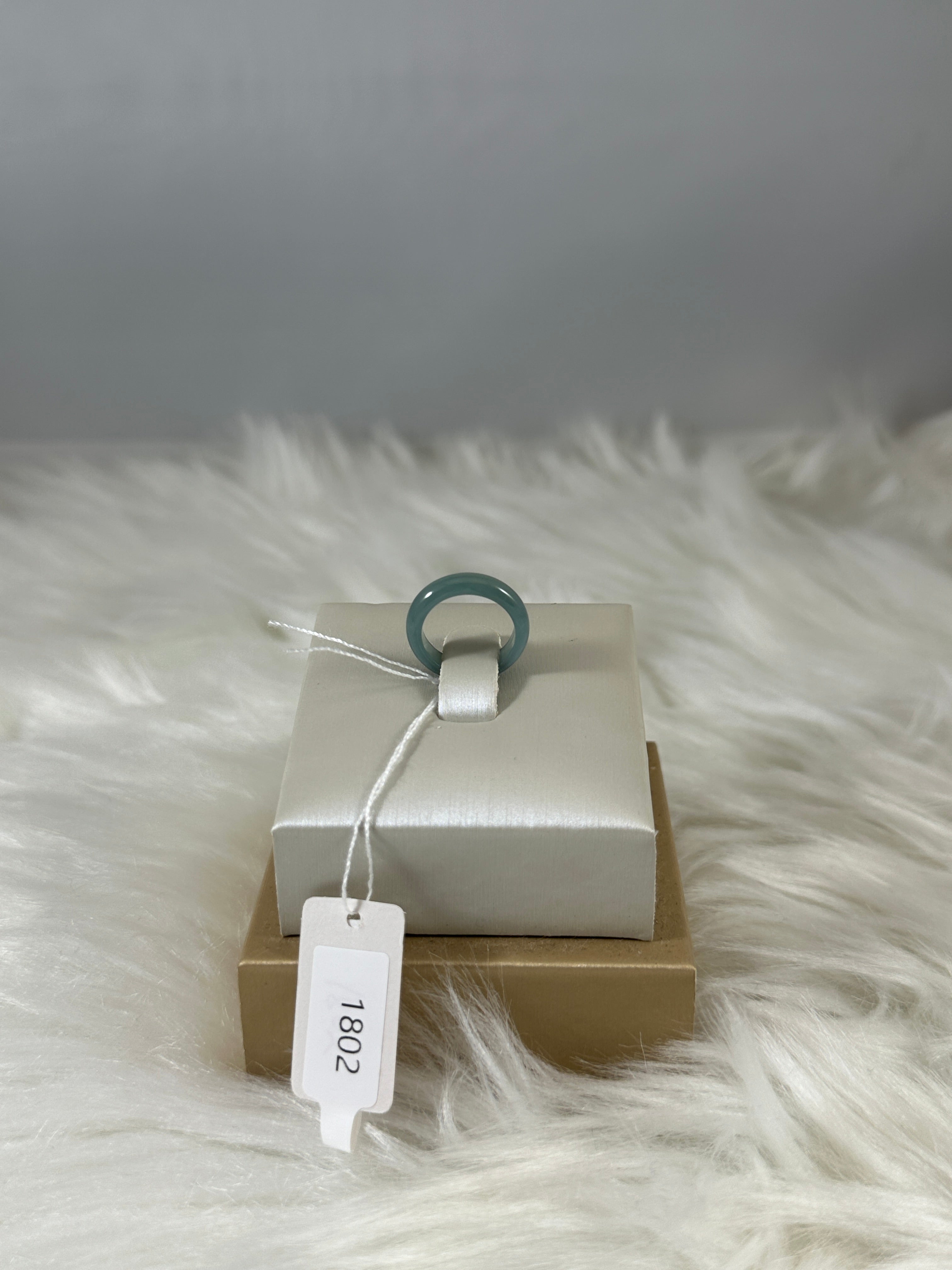 Burmese Natural Jade Ring #1802
