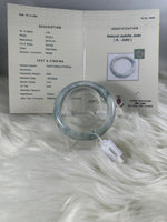 Load image into Gallery viewer, Grade A Natural Jade Bangle with certificate #94441
