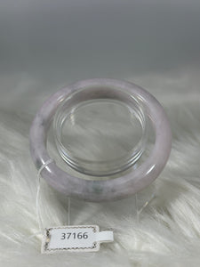 Grade A Natural Jade Bangle with certificate #37166