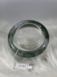 Grade A Natural Jade Bangle with certificate #37167