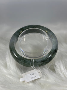 Grade A Natural Jade Bangle with certificate #37167