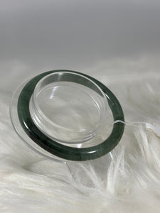 Grade A Natural Jade Bangle with certificate #37188