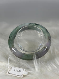 Grade A Natural Jade Bangle with certificate #37187