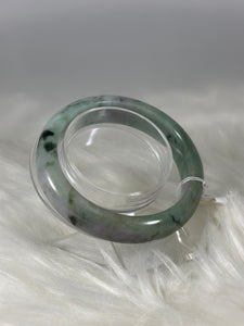 Grade A Natural Jade Bangle with certificate #37187