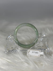 Grade A Natural Jade Bangle with certificate #37185