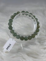 Load image into Gallery viewer, Grade A Natural Jade Beaded Bangle with certificate #37044
