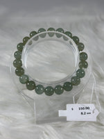 Load image into Gallery viewer, Grade A Natural Jade Beaded Bangle with certificate #37044
