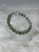 Load image into Gallery viewer, Grade A Natural Jade Beaded Bangle with certificate #37044
