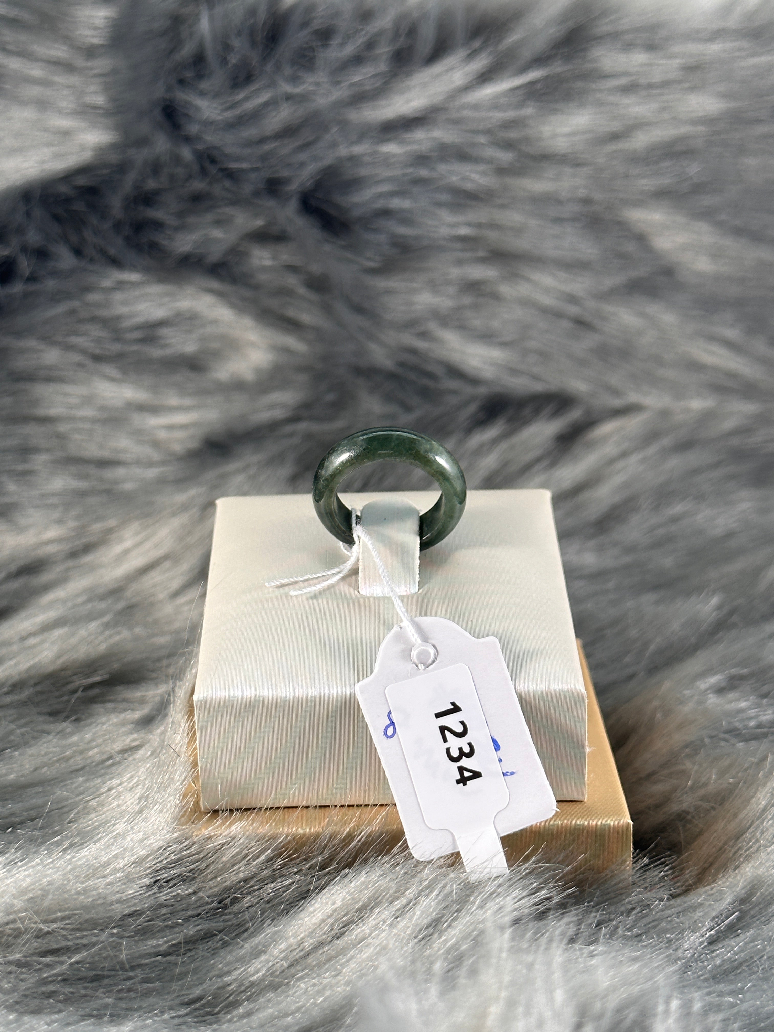Burmese Natural Jade Rings  JR-1234
