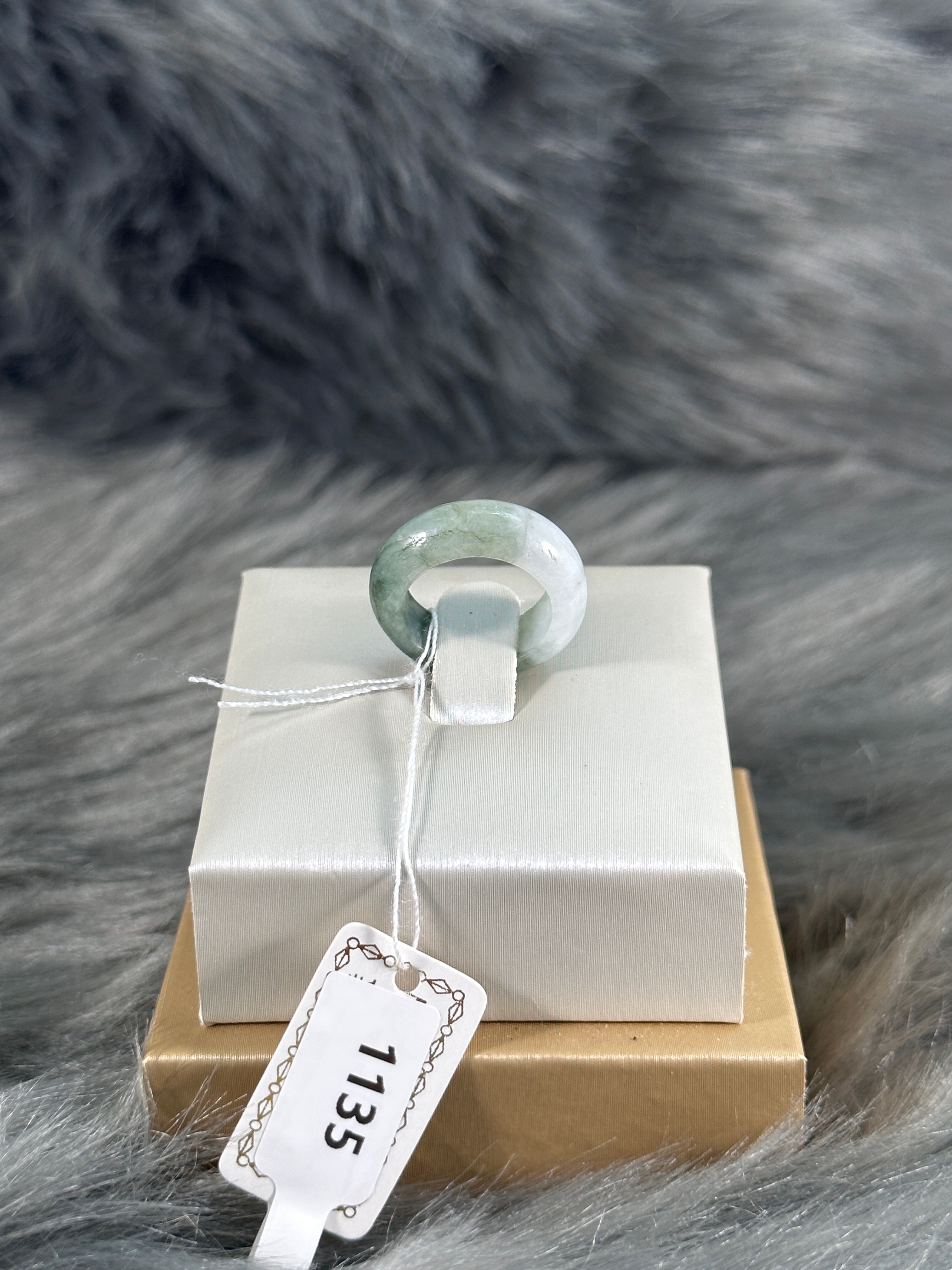 Burmese Natural Jade Rings  JR-1135
