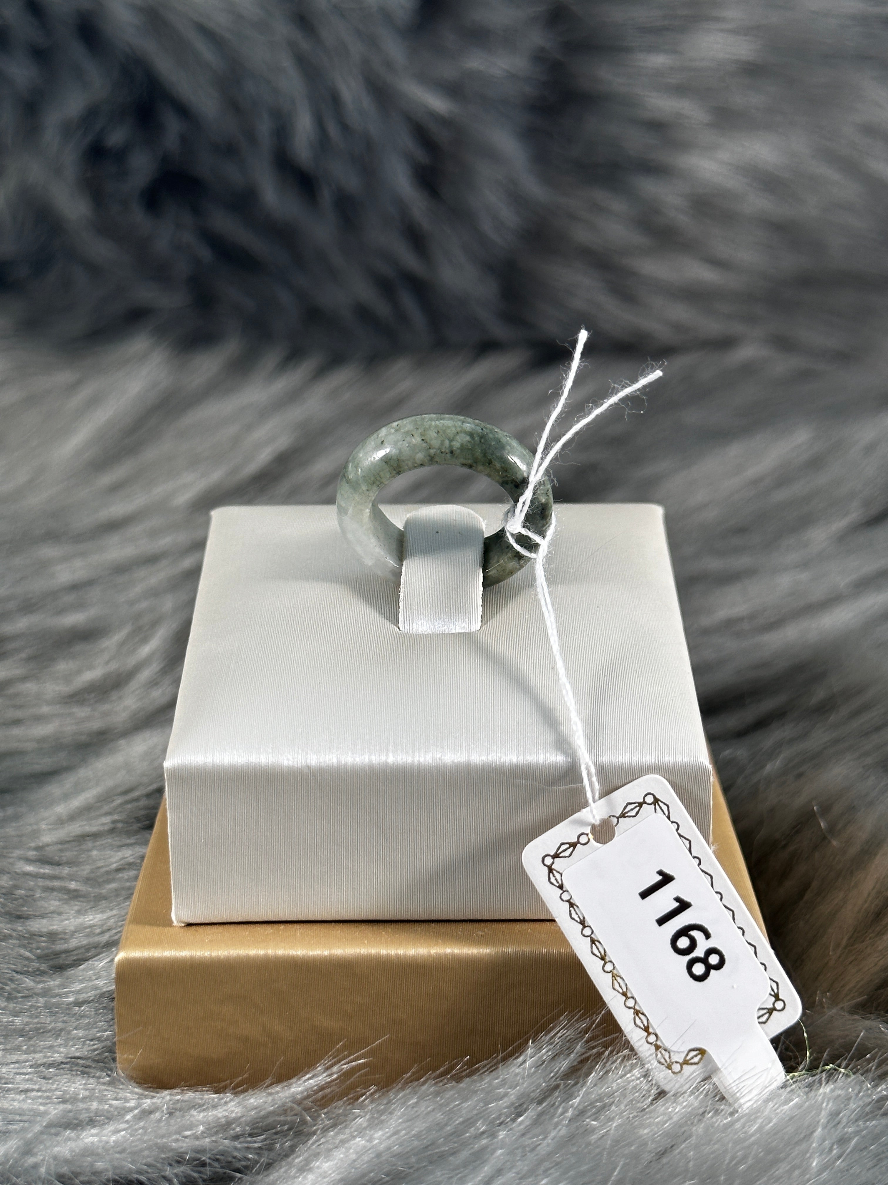 Burmese Natural Jade Rings  JR-1168