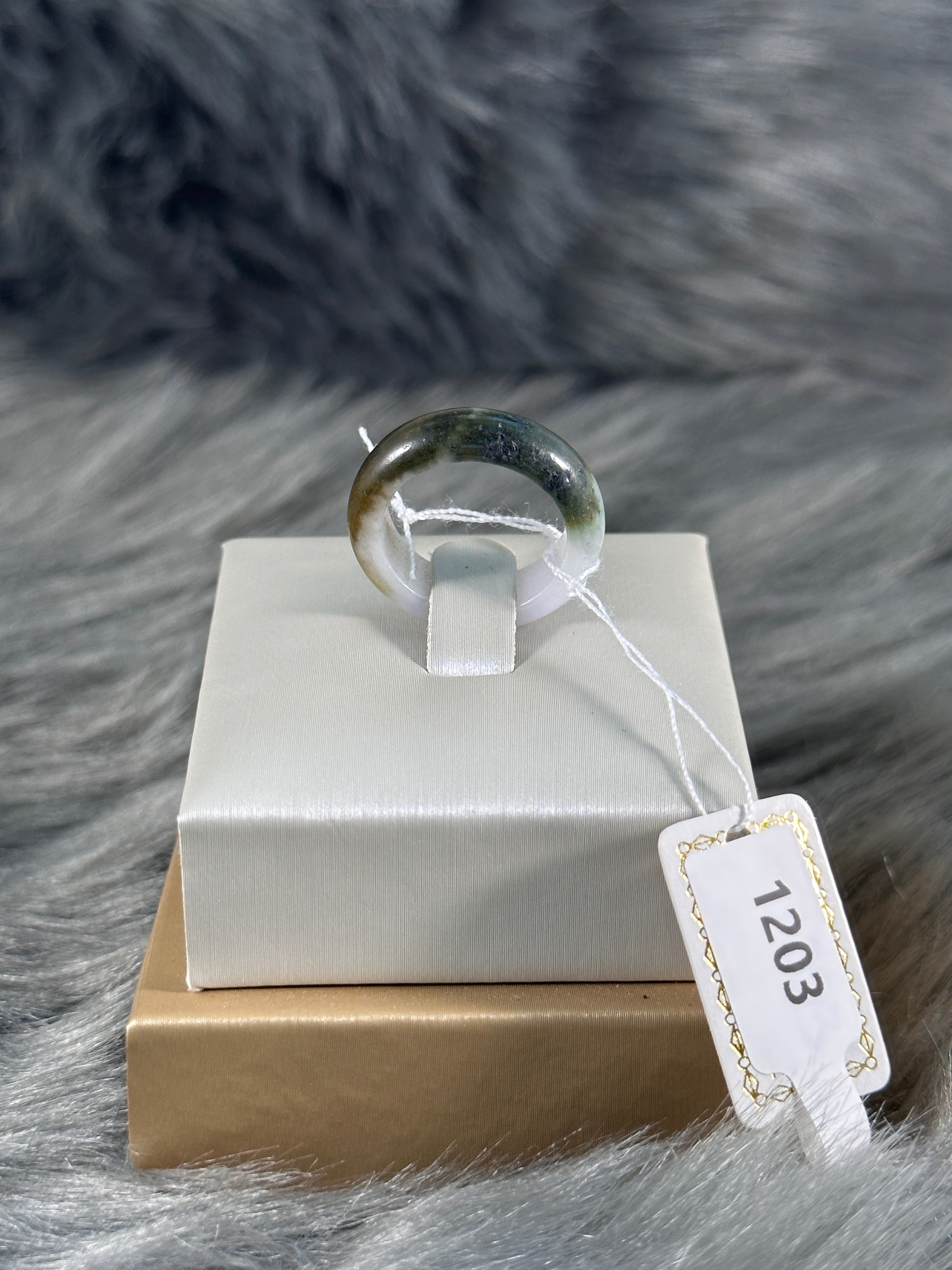 Burmese Natural Jade Rings  JR-1203