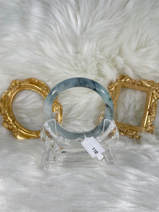 Grade A Natural Jade Bangle with certificate #110