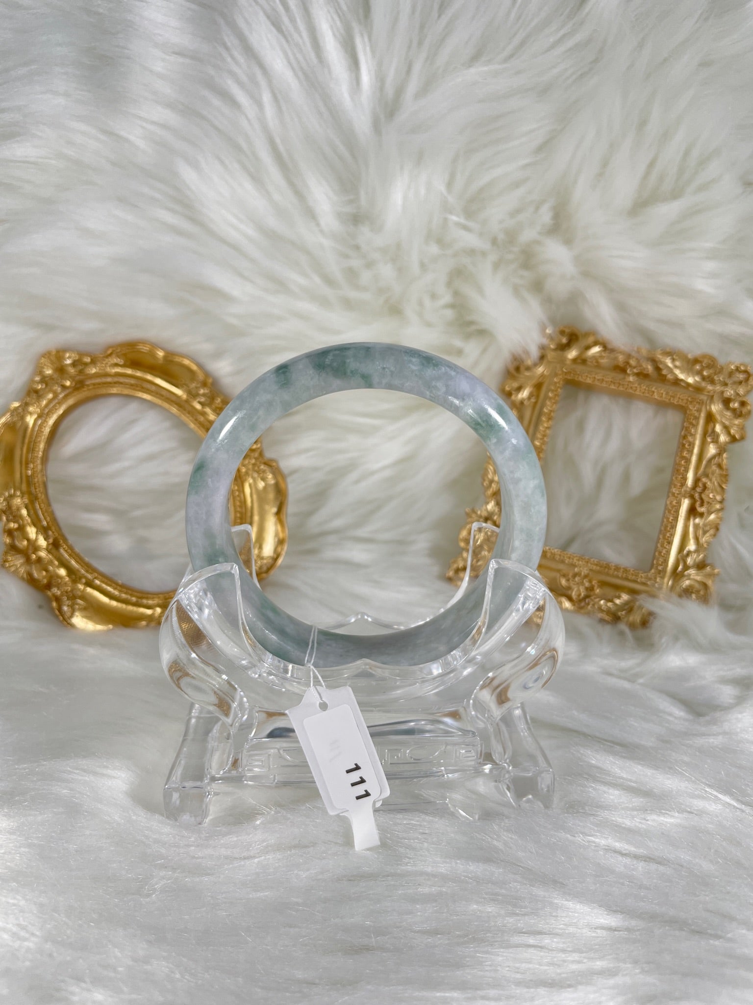 Grade A Natural Jade Bangle without certificate #111