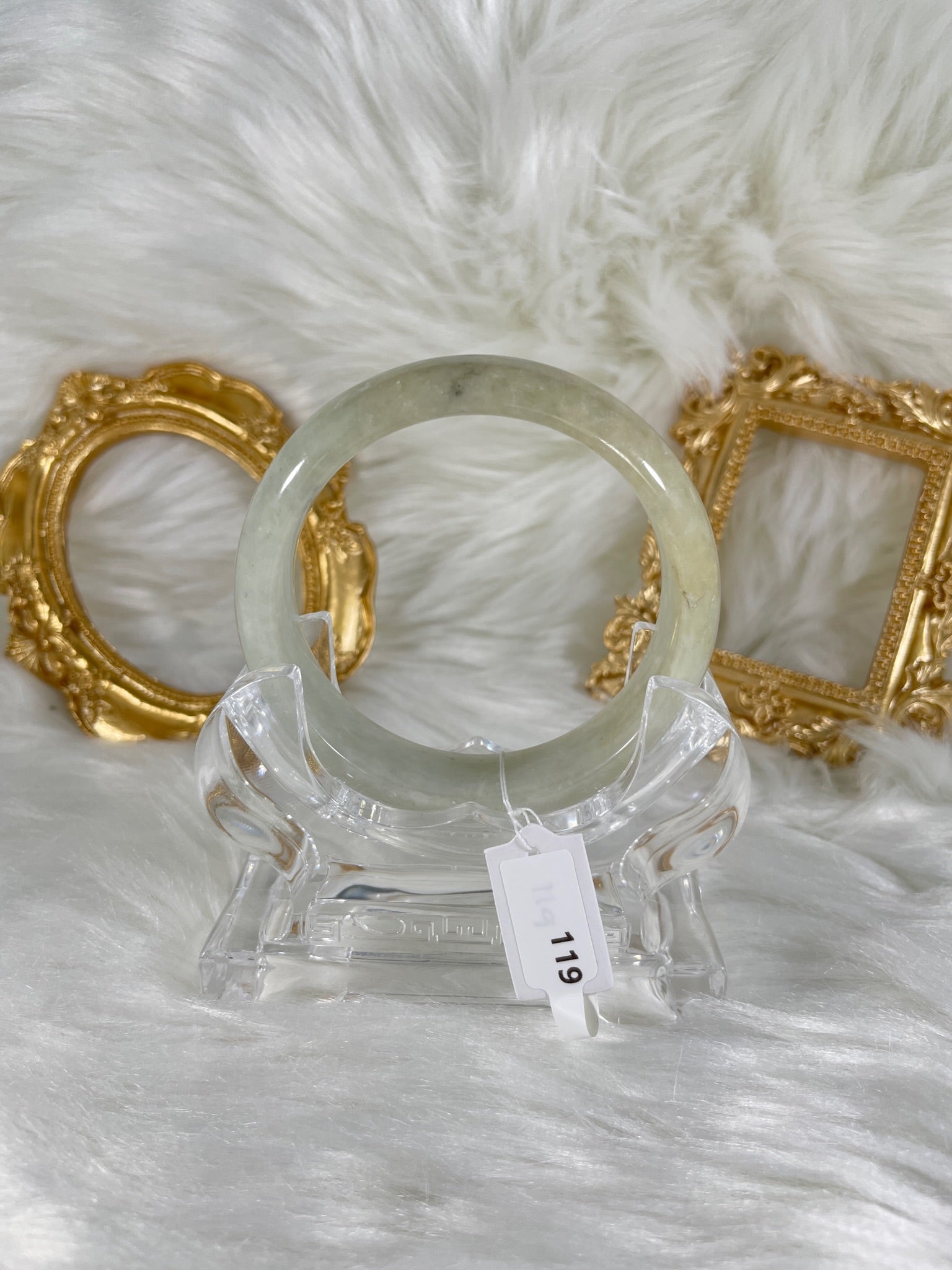 Grade A Natural Jade Bangle without certificate #119