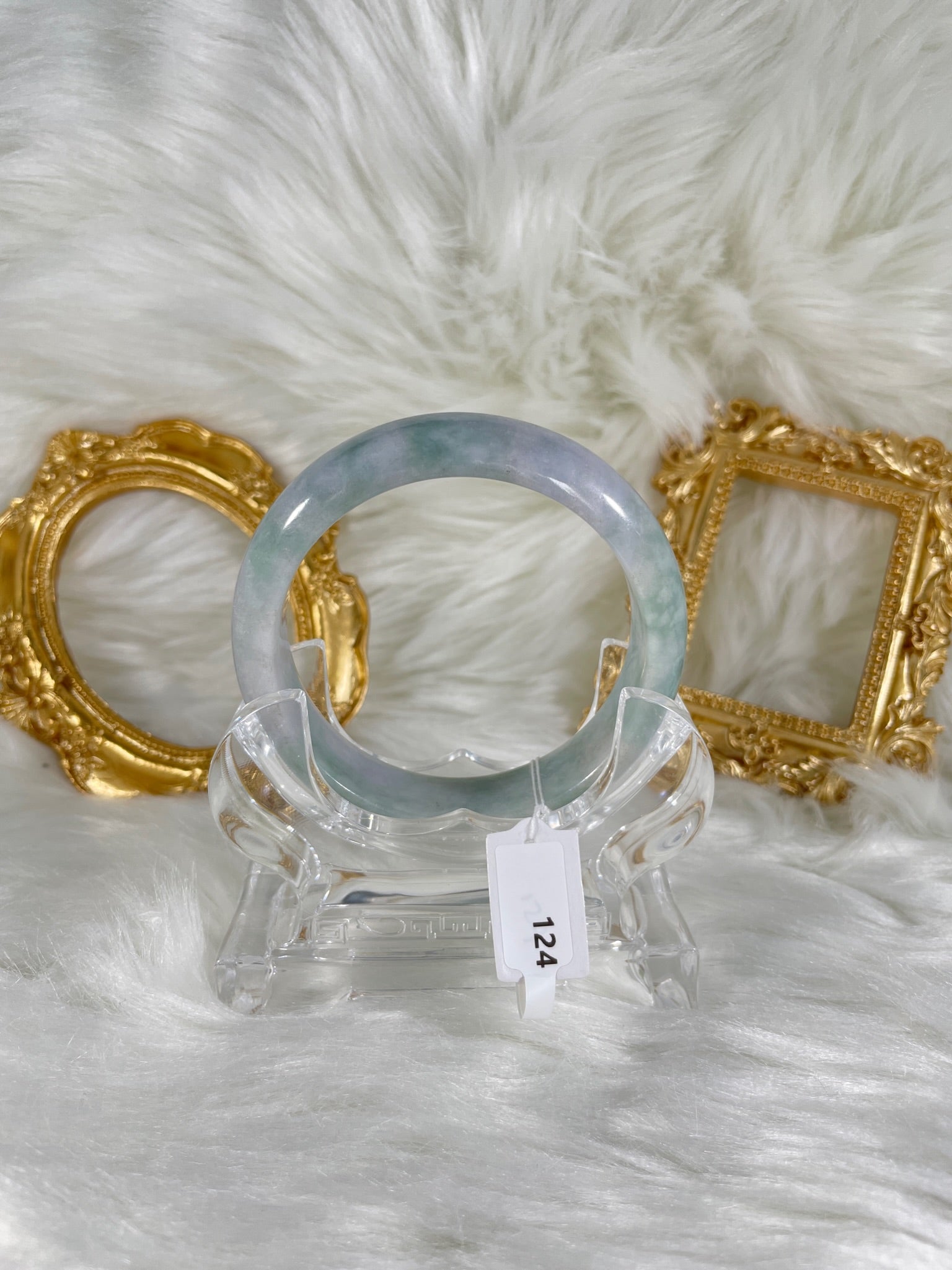 Grade A Natural Jade Bangle without certificate #124