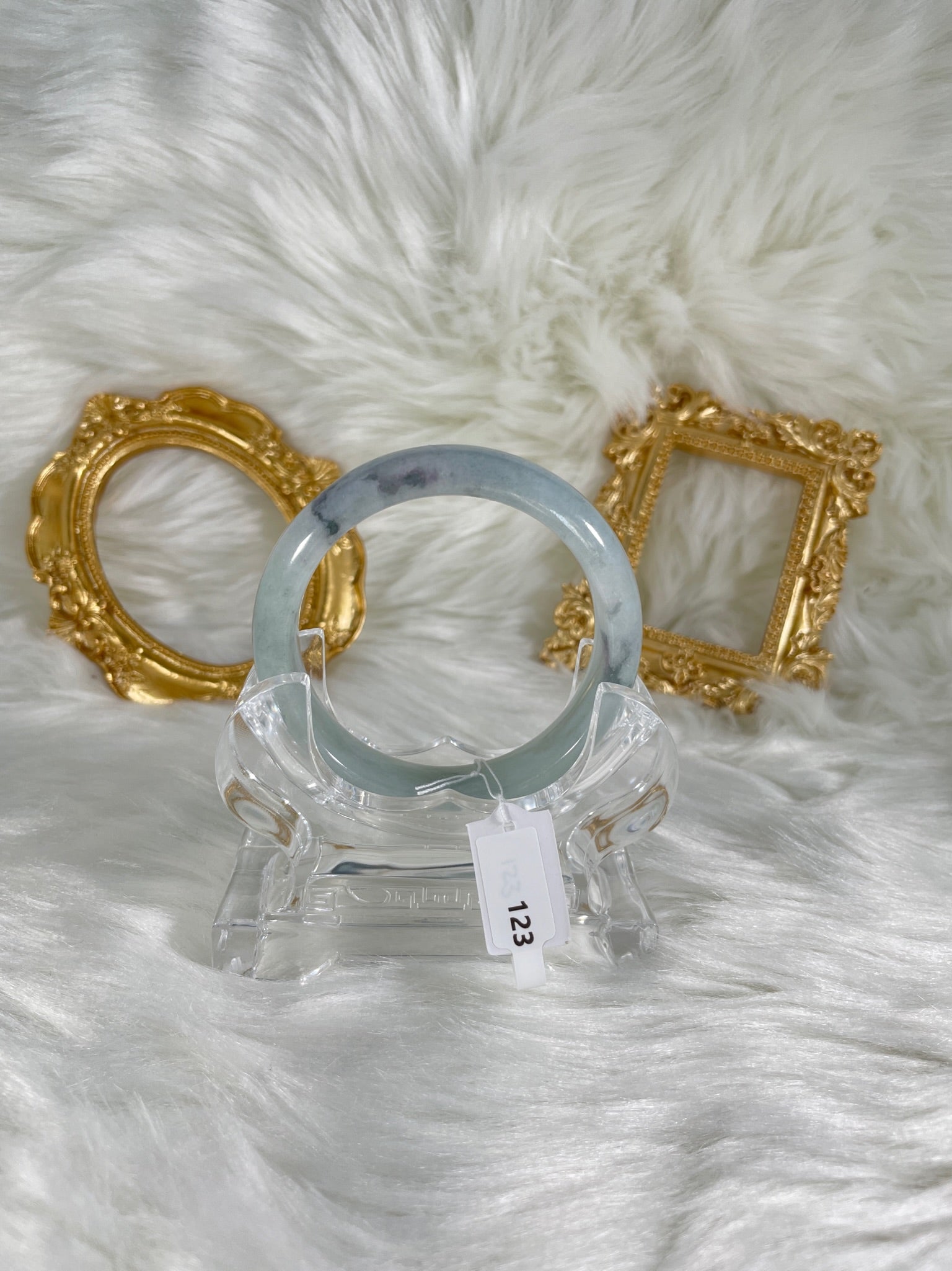 Grade A Natural Jade Bangle without certificate #123