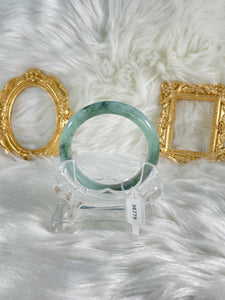 Grade A Natural Jade Bangle with certificate #36779