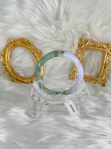 Grade A Natural Jade Bangle with certificate #36995