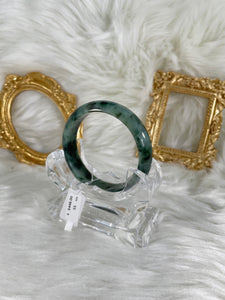 Grade A Natural Jade Bangle with certificate #36781