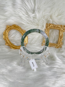 Grade A Natural Jade Bangle with certificate #36773