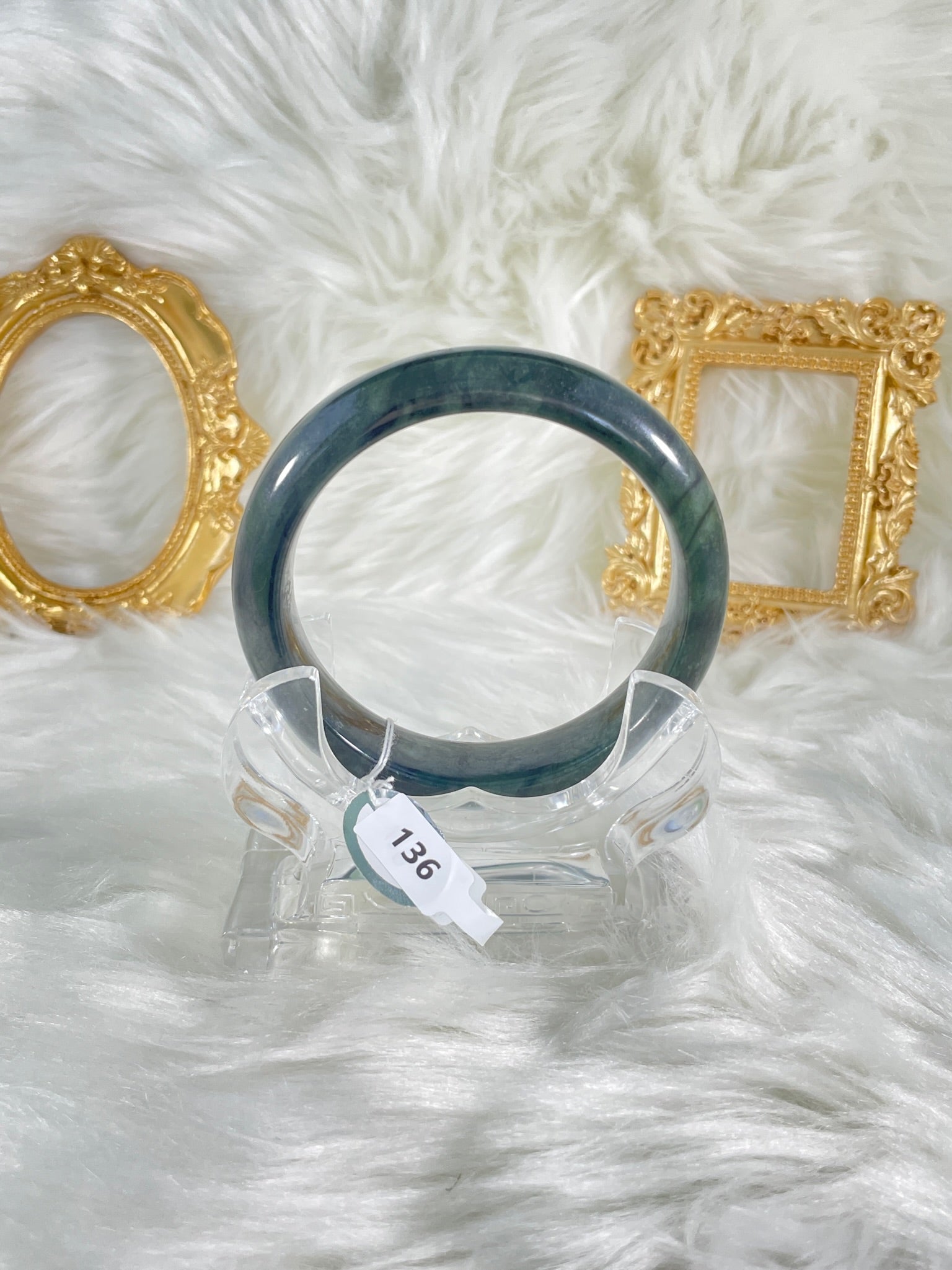 Grade A Natural Jade Bangle without certificate #136