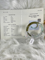 Load image into Gallery viewer, Grade A Natural Jade Bangle with certificate #37139
