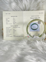 Load image into Gallery viewer, Grade A Natural Jade Bangle with certificate #37070
