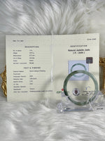 Load image into Gallery viewer, Grade A Natural Jade Bangle with certificate #37140
