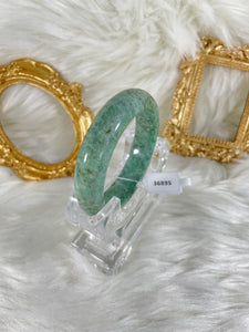 Grade A Natural Jade Bangle with certificate #36895