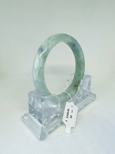 Grade A Natural Jade Bangle with certificate #37061
