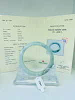 Load image into Gallery viewer, Grade A Natural Jade Bangle with certificate #37061

