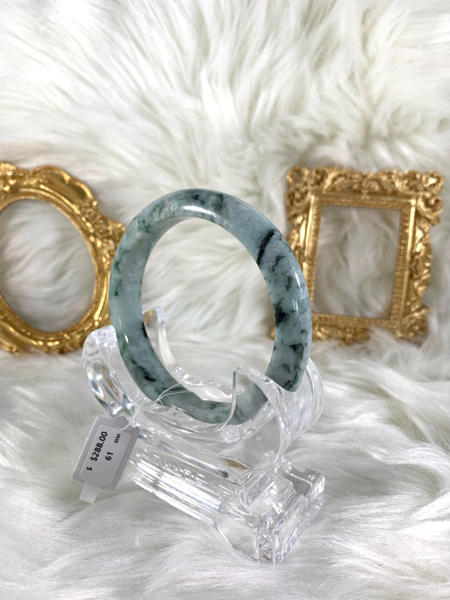 Grade A Natural Jade Bangle without certificate #161