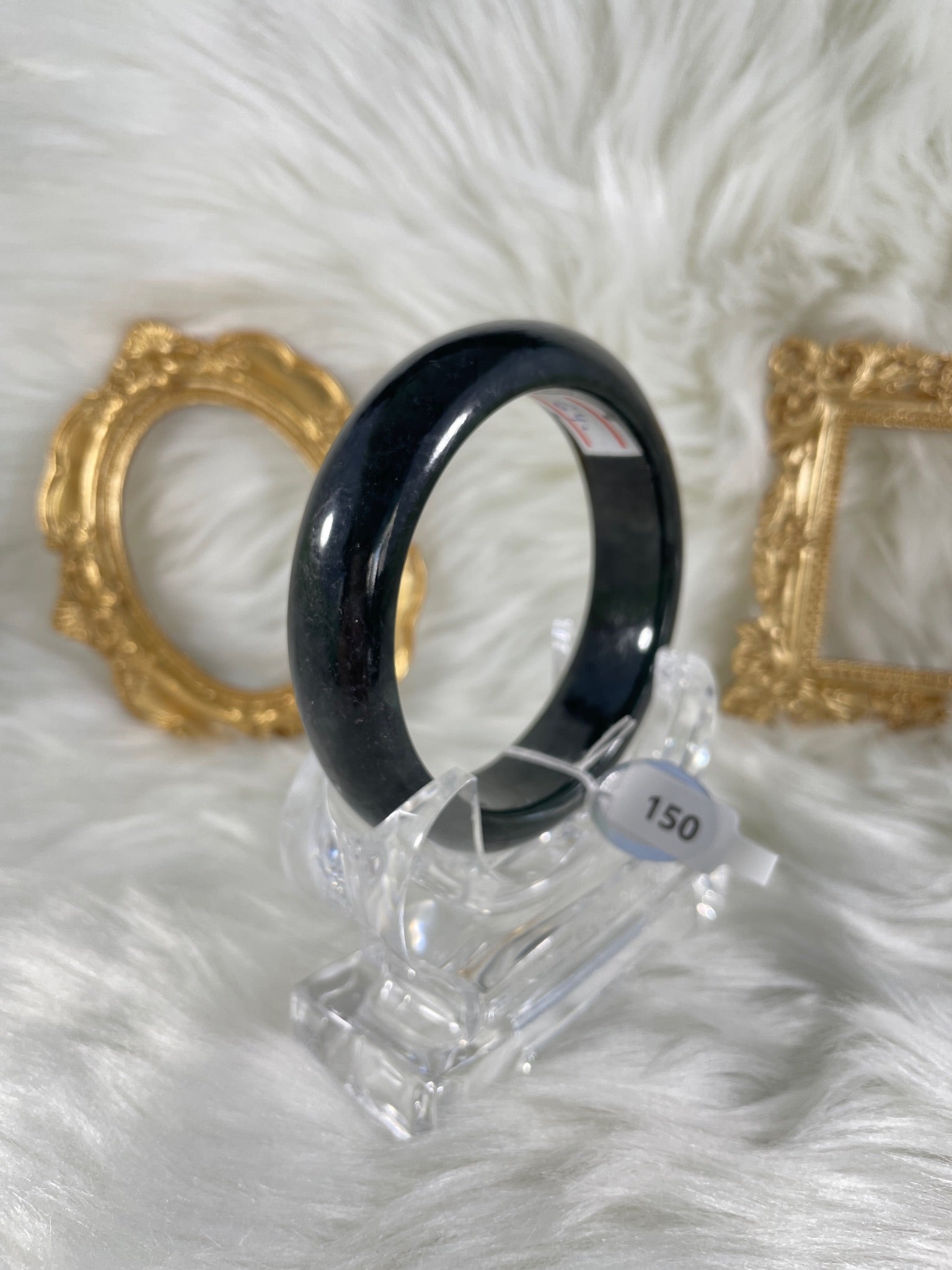Grade A Natural Jade Bangle with certificate #150