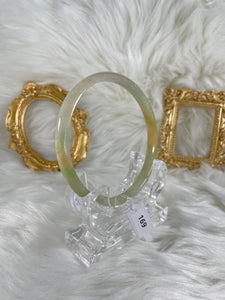 Grade A Natural Jade Bangle with certificate #169