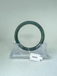 Grade A Natural Jade Bangle with certificate #36397