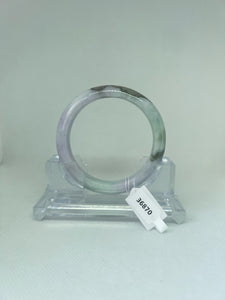 Grade A Natural Jade Bangle with certificate #36870