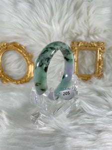 Grade A Natural Jade Bangle with certificate #205