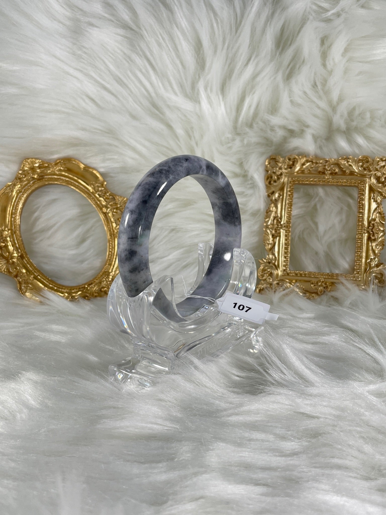 Grade A Natural Jade Bangle without certificate #107