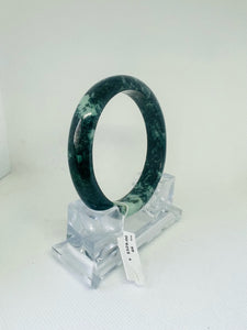 Grade A Natural Jade Bangle with certificate #37155