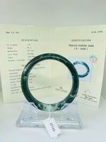 Load image into Gallery viewer, Grade A Natural Jade Bangle with certificate #37155
