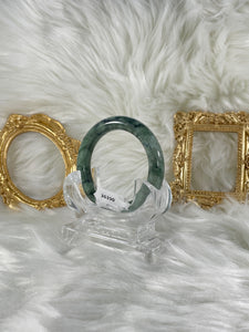 Grade A Natural Jade Bangle with certificate #36390